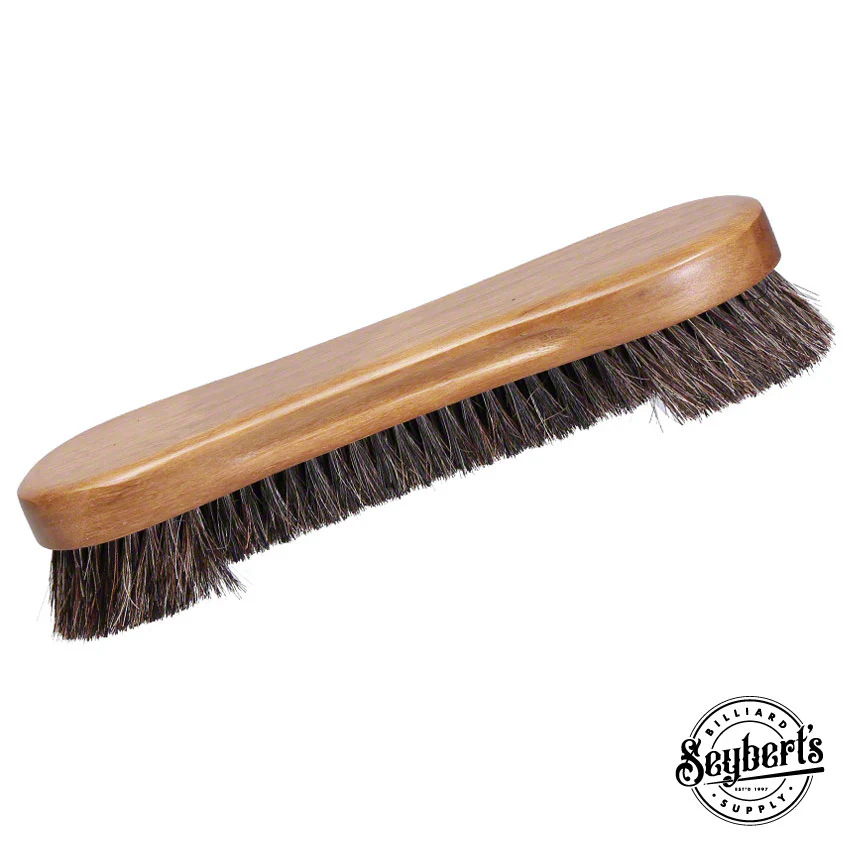 10 1/2 Horse Hair Wooden Pool Table Brush - Image 2