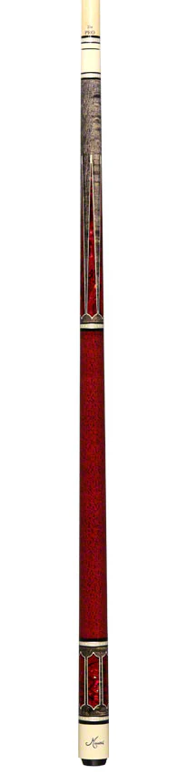Meucci 2020 Gray - Red - Red/Black Wrap Pool Cue with The Pro Shaft - 2020GYRDRDBKP - Image 6