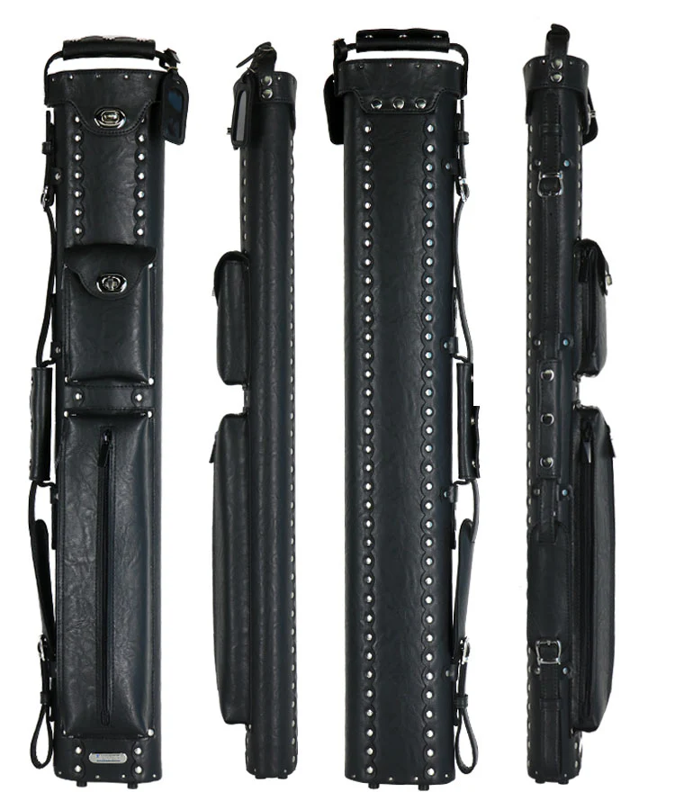Instroke Vinyl Cowboy Black 2x2 Pool Cue Case - VC22B - Image 3