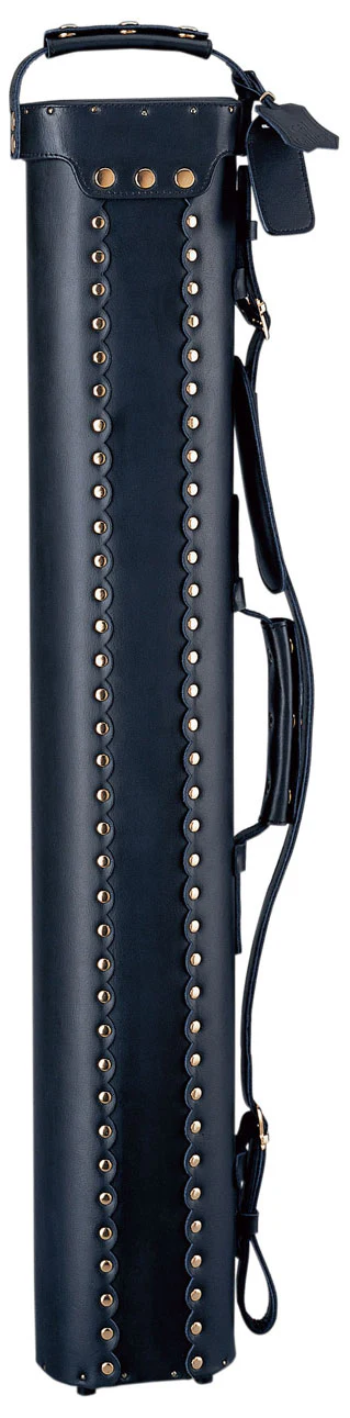 Instroke Leather Cowboy Black 3x7 Pool Cue Case - LC3X7B - Image 3