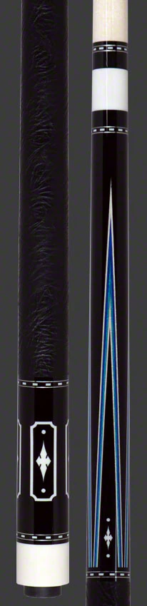 Ariel Carmeli Custom 4 point Ocean Blue Pool Cue - Image 3