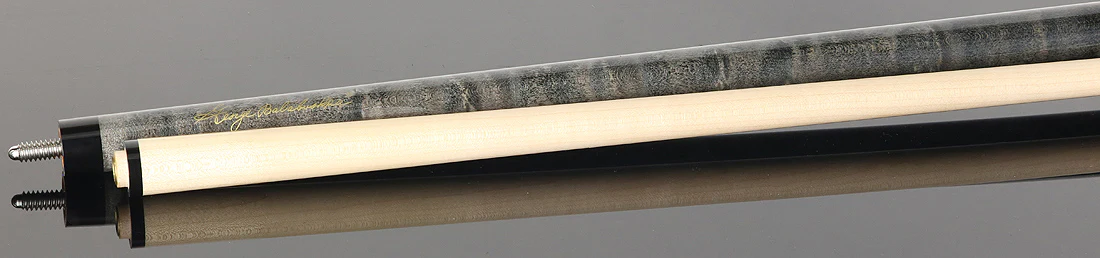 Balabushka Gray Stained Birdseye Maple Wrapless Break/Jump Pool Cue - Image 4