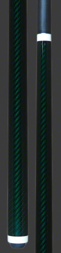 Becue V2 Carbon Fiber Naked Prestige Green Play Cue - BC238GREEN - Image 3