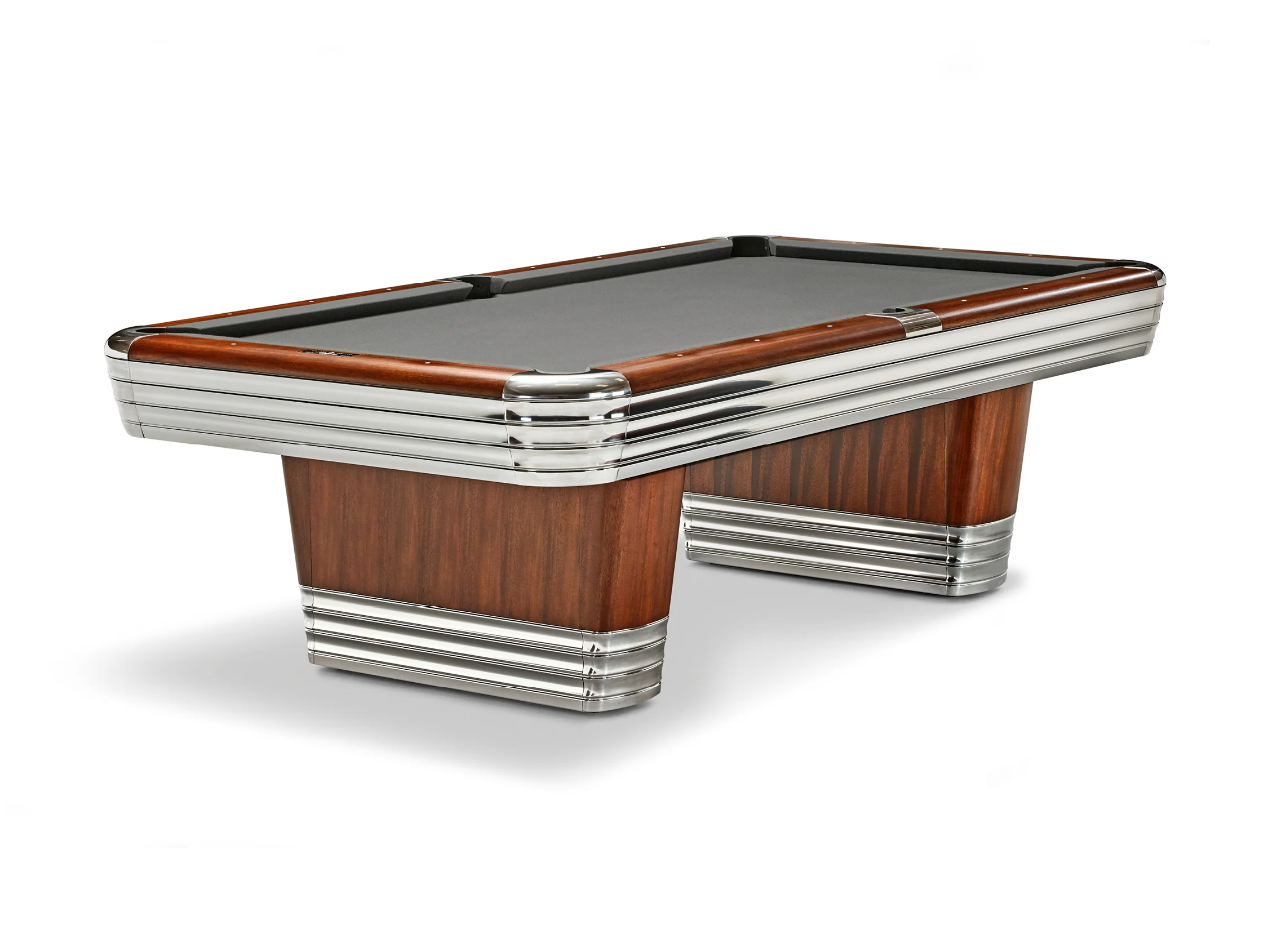 Brunswick Centennial Rosewood Chrome Pool Table - Image 12