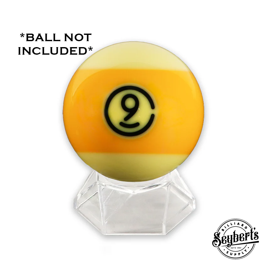 Clear Plastic Single Billiard Ball Display - CPBD - Image 2