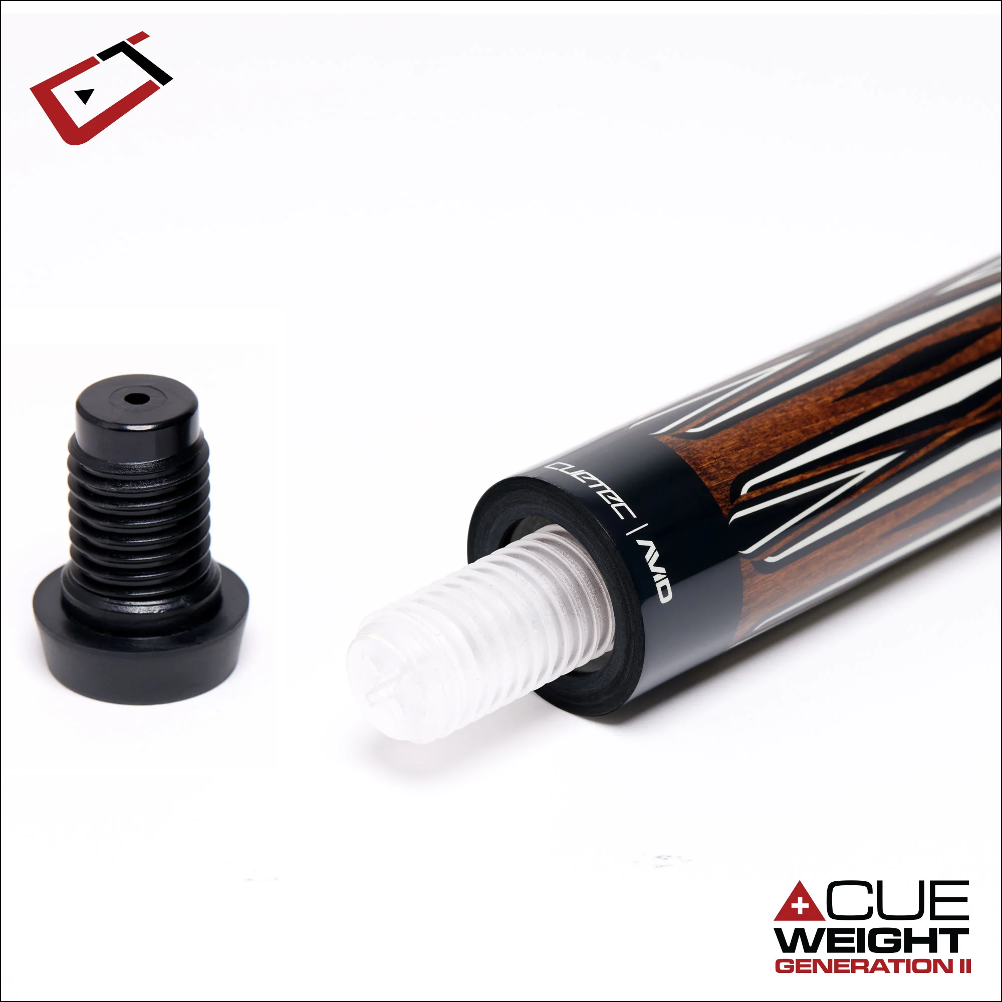 Cuetec Avid Proof Series Brown No Wrap Pool Cue - Image 2