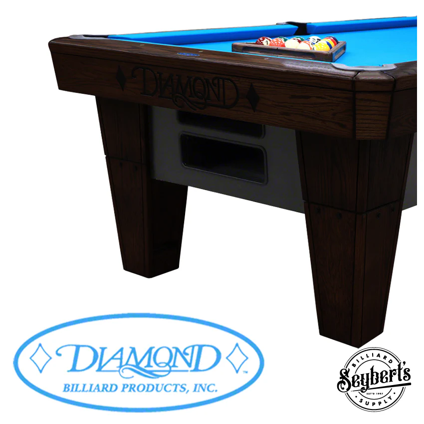 Diamond 7 Foot Pro Am Pool Table - Wood Legs - Image 7