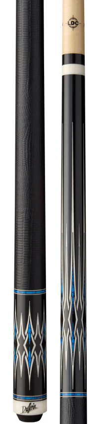 Dufferin Blue Ridge Pool Cue with Lizard Embossed Leather Wrap - Image 3