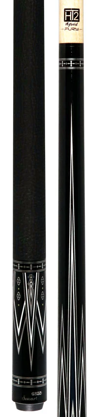 Fury Graphic Pool Cue with Sharkskin Leather Wrap - FUTK4 - Image 3