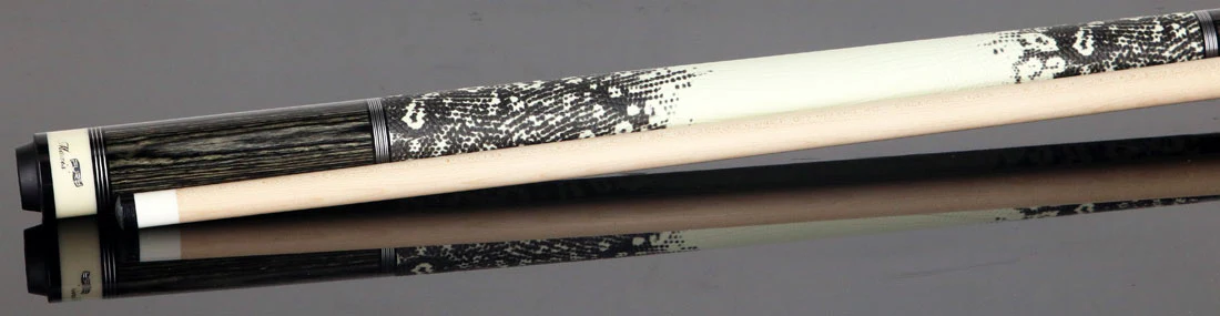 Fury Gray-Stained Tec-Wood Pool Cue with Lizard Leather Wrap - FUTW2LIZ - Image 5