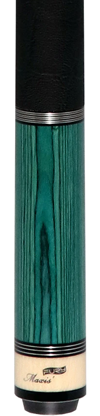 Fury Teal-Stained Tec-Wood Cue | Elephant Wrap | + Free Extension - FUTW9 - Image 2