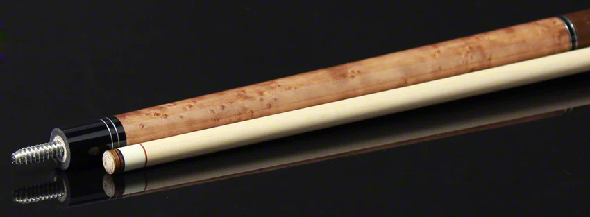 McDermott G Series Natural Walnut Stained Birdseye Maple Pool Cue - G327 - Image 3