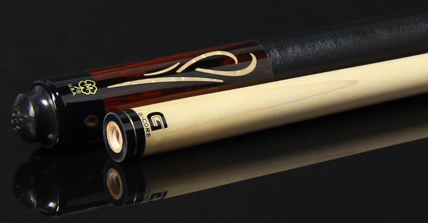 McDermott G Series Birdseye Maple and Cocobolo with Maple and Cocobolo Points Pool Cue - G416 - Image 4
