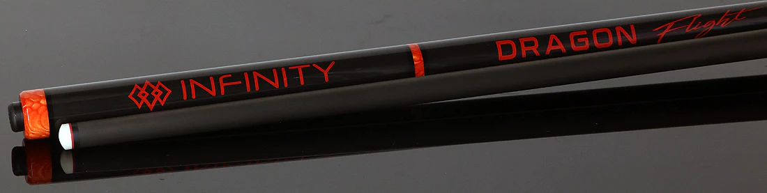 Infinity Dragon Flight Carbon Fiber Long Jump Cue - Magma - Image 3