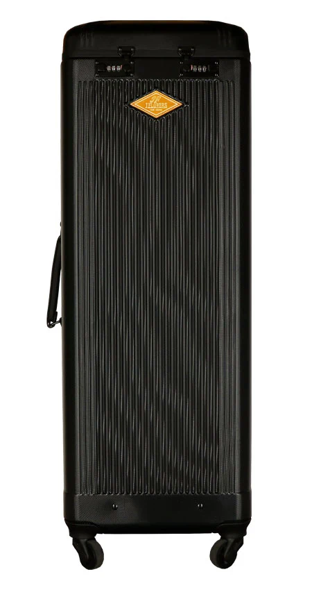 J Flowers Black 20x44 Hard Dealer Rolling Pool Cue Case - JFC2044BK - Image 2