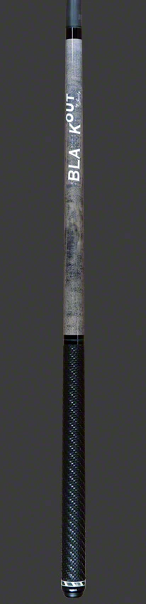 Jacoby BlaCkOut Grey with Sport Wrap Carbon Fiber Break/Jump Cue - JACBKOUTSGGY - Image 6