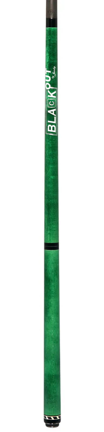 Jacoby BlaCkOut Green No Wrap Break/Jump Cue - JACBKOUTGR - Image 6