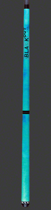 Jacoby BlaCkOut Turqouise No Wrap Break/Jump Cue - JACBKOUTTQ - Image 6