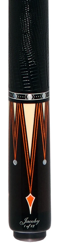 Jacoby Custom Orange Raven Pool Cue - 0917-52LWOR - Image 2