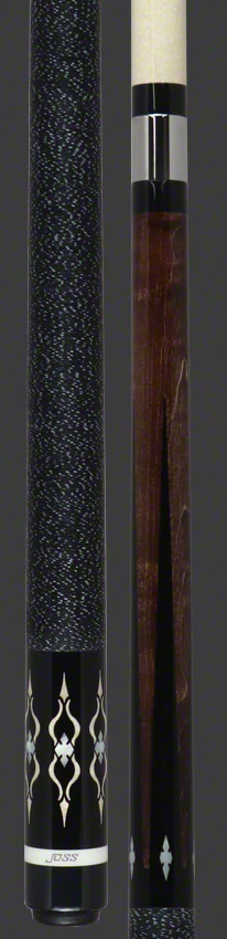 Joss Brown-Stained Curly Maple with Maple Inlays Pool Cue - JC20-154 - Image 5