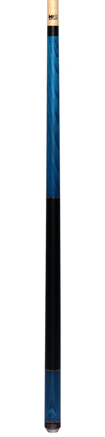 K2 Blue-Stained Ash No Wrap Pool Cue with 12.50mm K2 LD Shaft - Image 6