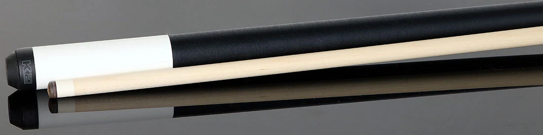 K2 Matte White Pool Cue with 12.50mm K2 LD Shaft - Image 3