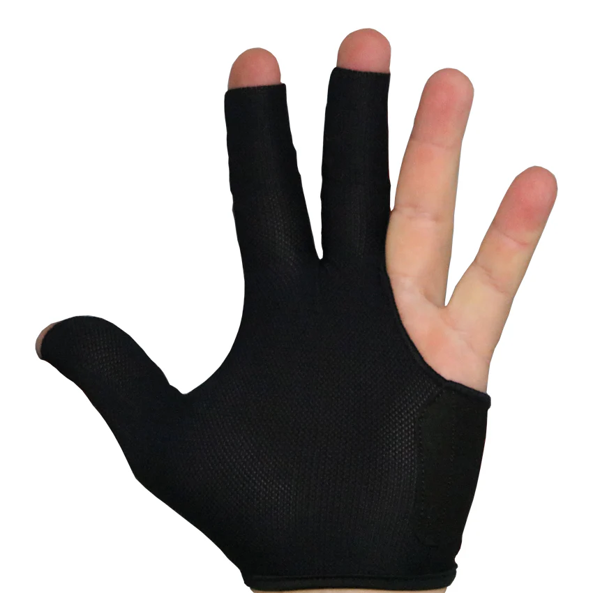 Kamui Quick Dry Black Billiard Glove - Left Hand - Image 2