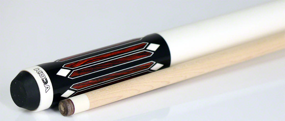 K2 KL161 6 Point Cocobolo Black And White Graphic Pool Cue with 11.75mm LD Shaft - KL161 - Image 4