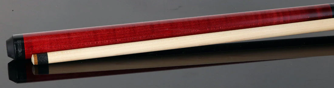 KODA Red Stained Curly Maple 25oz. Heavy Hitter Break/Jump Cue - Image 3