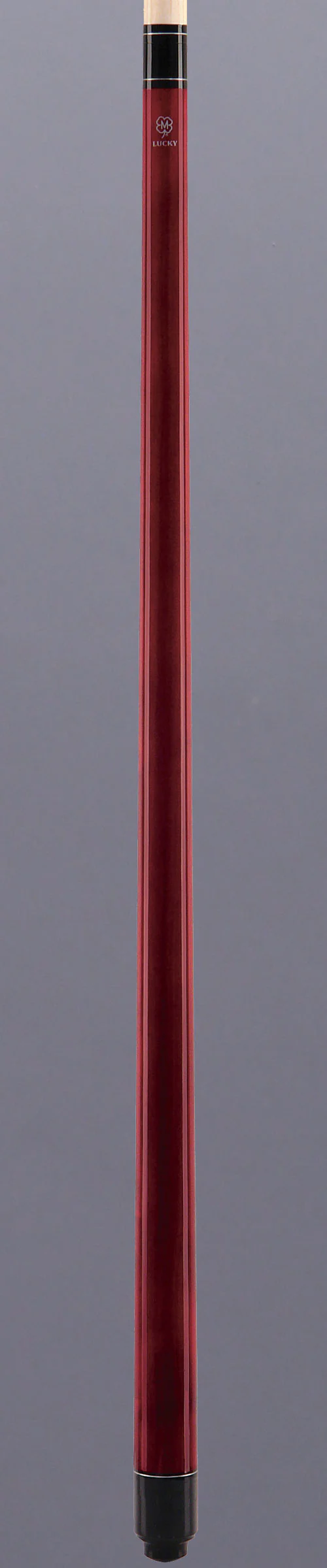 Lucky Red Stained Maple No Wrap Pool Cue - L05 - Image 2