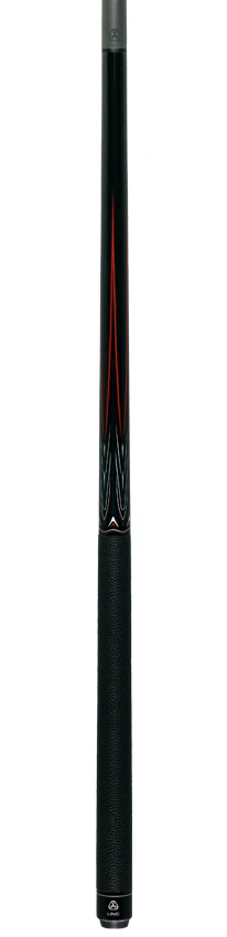 Linc Black with Red / Gray Graphic Pool Cue - Image 6