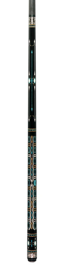 Longoni Ogiva Silver No Wrap Pool Cue with Luna Nera Graphite Shaft - Image 6