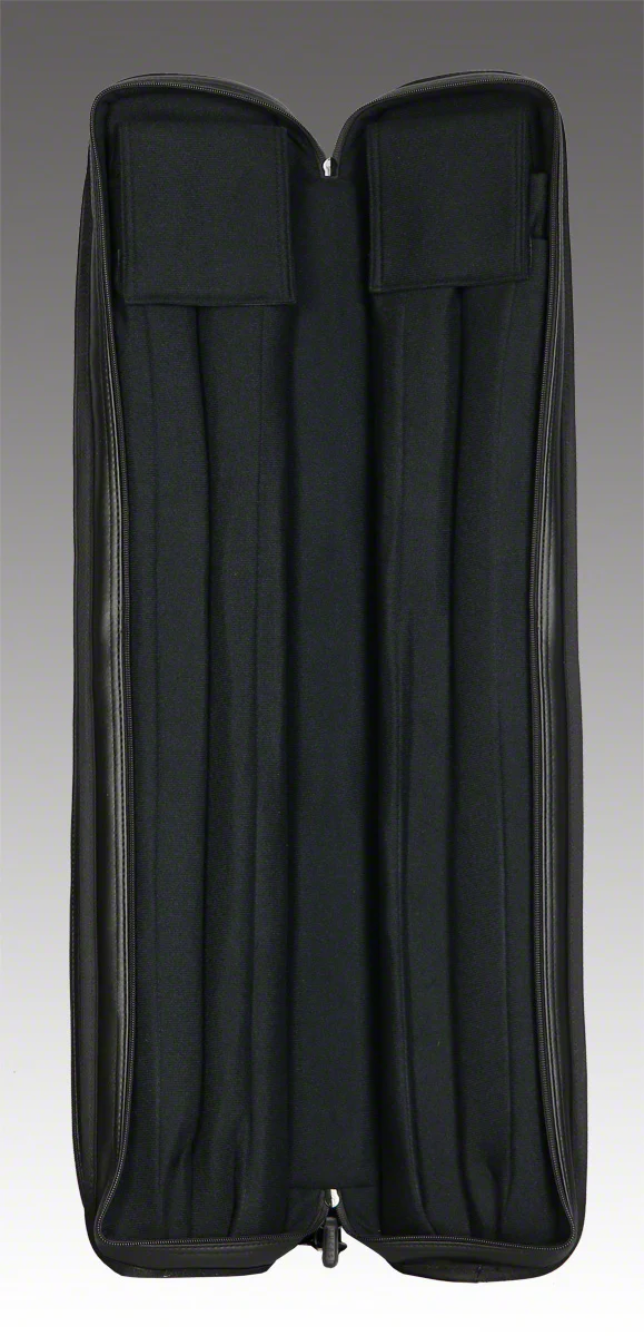 Lucasi Black and White 4x8 Soft Pool Cue Case - LC1048W - Image 4