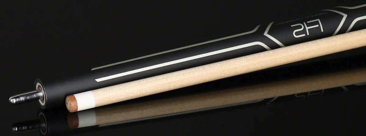 Lucasi Hybrid Matte Black and Metallic Silver Pool Cue with Sport Wrap - LHC14 - Image 4