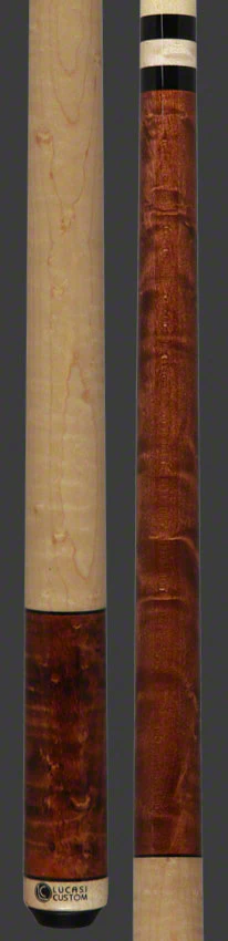 Lucasi Zero Flexpoint Antique Birdseye, Natural Maple Wrapless Pool Cue - LZC2 - Image 3