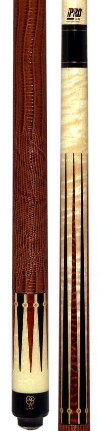 McDermott 50th Anniversary Series Birdseye Maple with Snakewood and Ebony Points Cue with G-Core Shaft and Commemorative 1x1 Case - Image 5