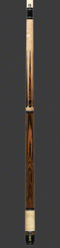 McDermott H Series Maple Forearm with Bocote Points Pool Cue - H653 - Image 3