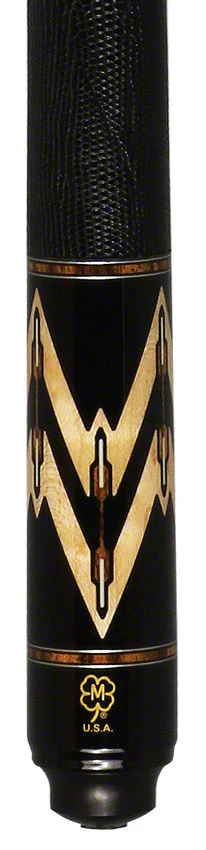 McDermott G Series Birdseye Maple Forearm with Bocote/Black/Bone Urethane Points Pool Cue - G805 - Image 4