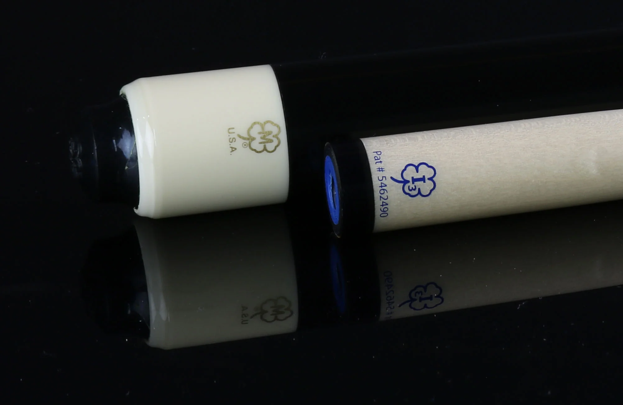 McDermott Select Series Black Painted Maple No Wrap Pool Cue - SL07 - Image 2