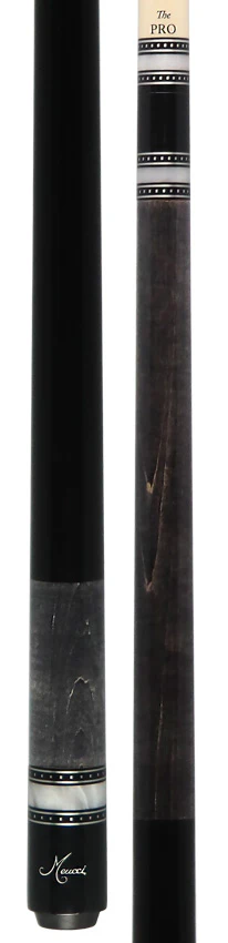 Meucci Seybert's Exclusive Grey with Black Wrapless Pool Cue with Pro Shaft - SEY-EXCGY - Image 5