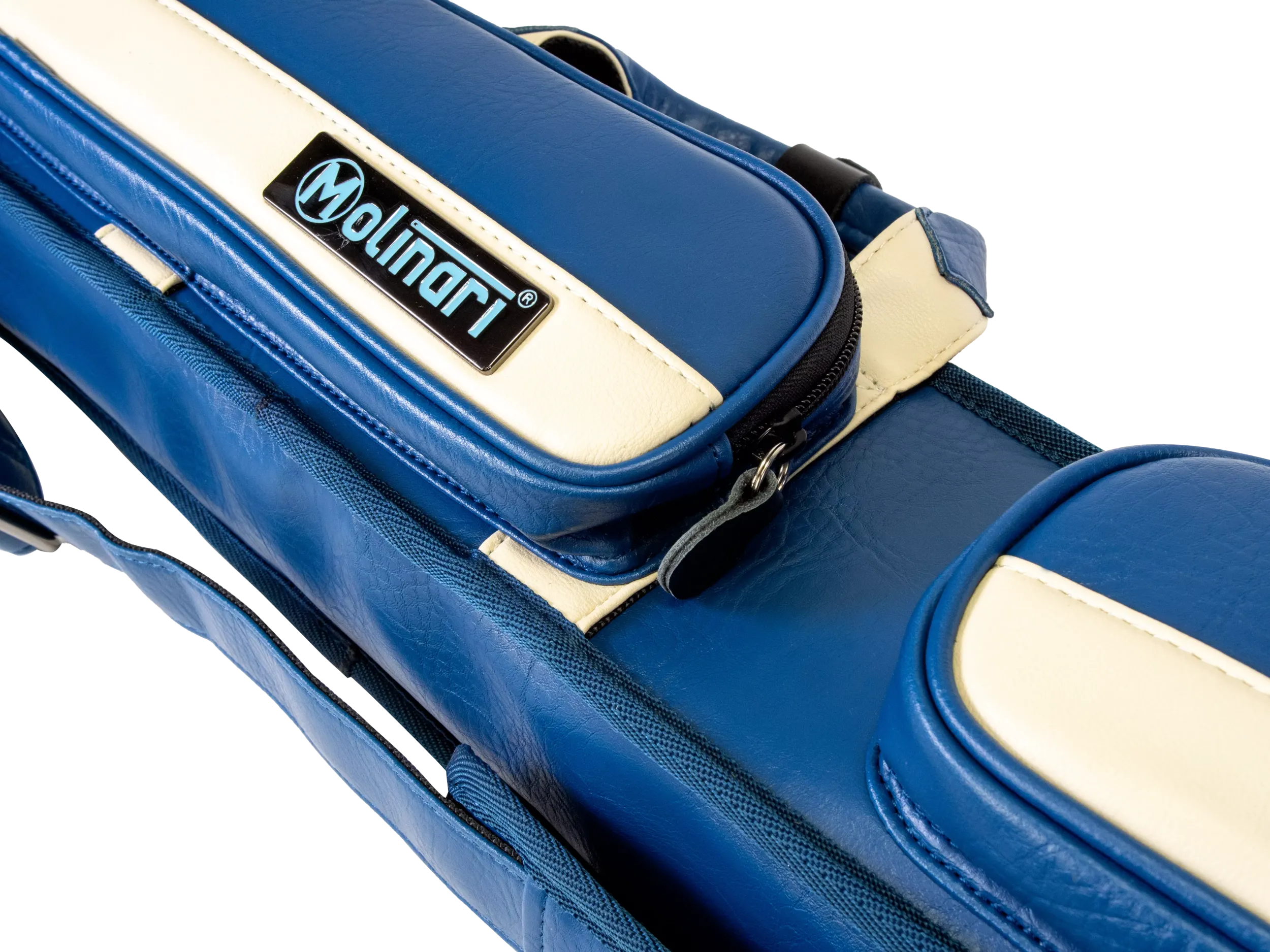 Molinari Classic Butterfly 2x4 Soft Case - Blue / Beige - Image 10