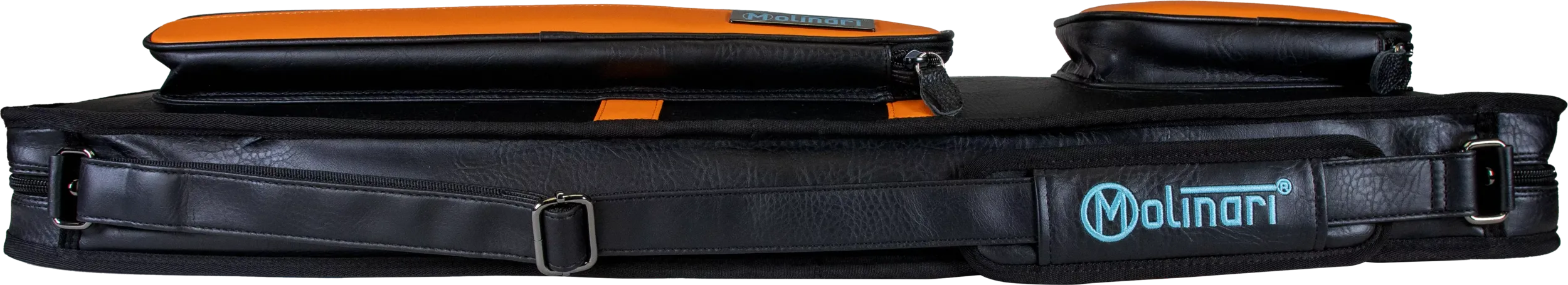 Molinari Classic Butterfly 3x6 Soft Case - Black / Orange - Image 5