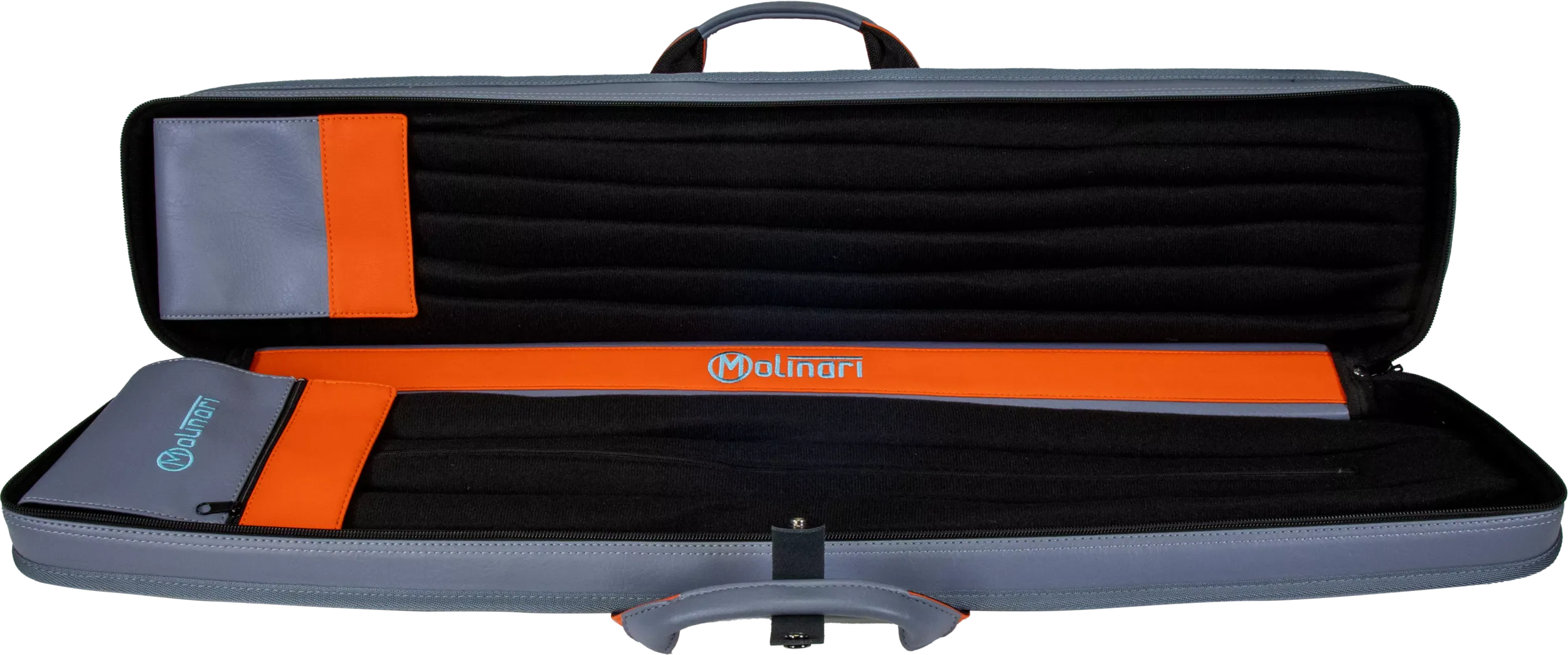 Molinari Classic Butterfly 3x6 Soft Case - Gray / Orange - Image 6