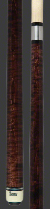 Pechauer Rosewood Stained Curly Maple Break Cue - PCMBK - Image 3