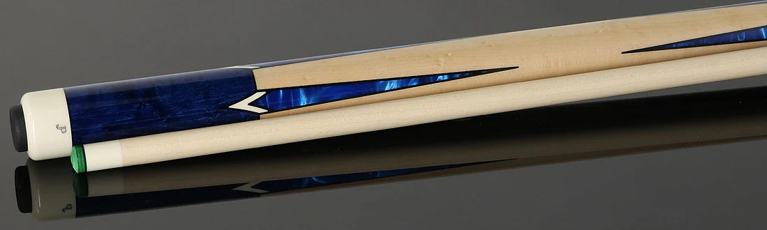 Pechauer JP Series JP13T Blue-Stained Maple No Wrap Pool Cue - Image 3