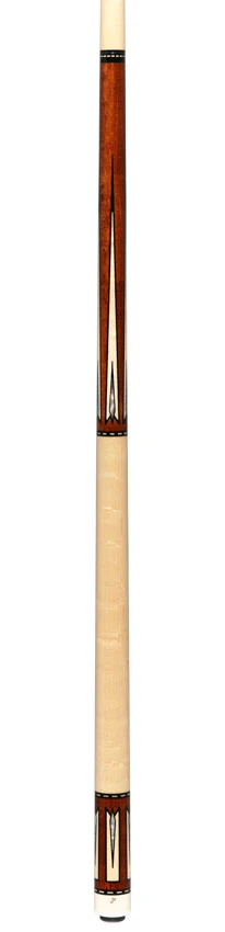 Pechauer JP Series JP16T Chestnut-Stained Maple with Sim. Ebony Framed Maple Points No Wrap Pool Cue - Image 5