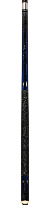 Pechauer Pro Series P19C-B Ebony Stained Maple with Blue Avorion Resin Points Pool Cue - Image 6