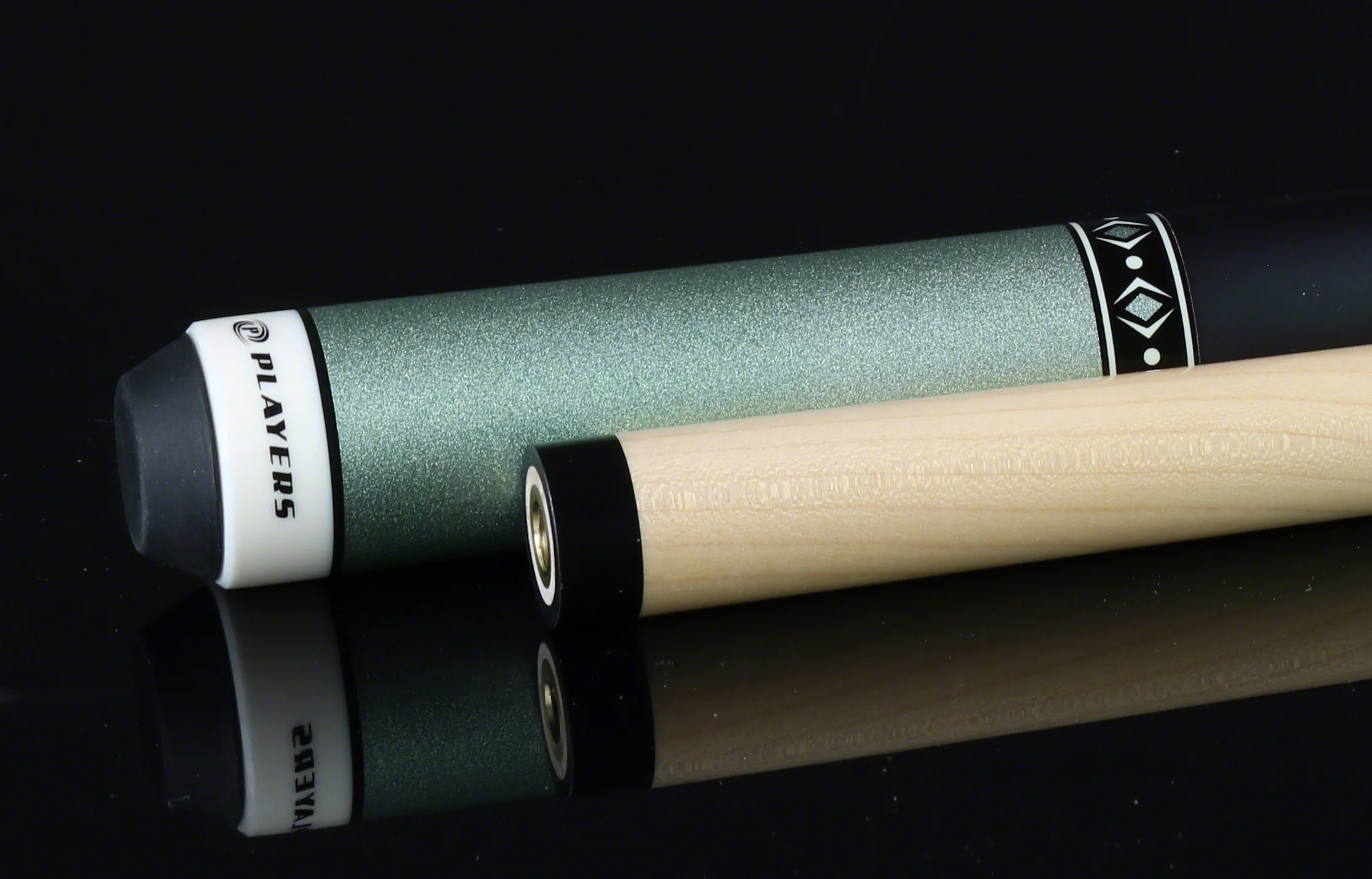 Players Classic Series Metallic Green Graphic Pool Cue - C604 - Image 6