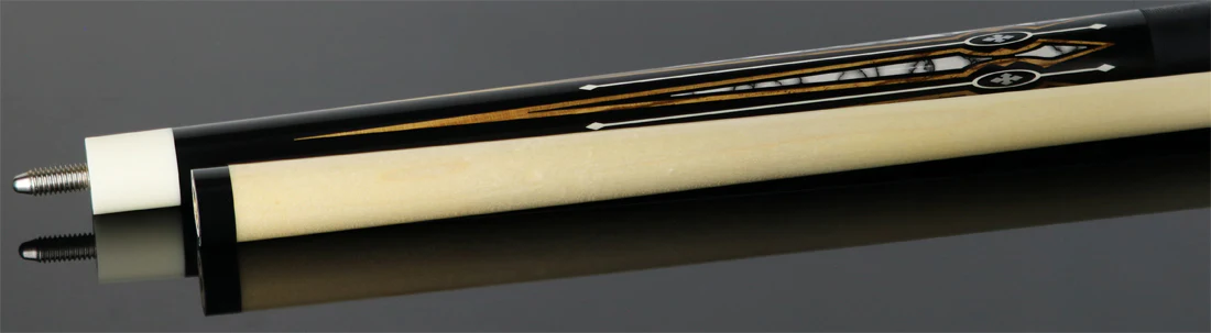 Players Midnight Black with White Recon Graphic Pool Cue - G4135 - Image 4