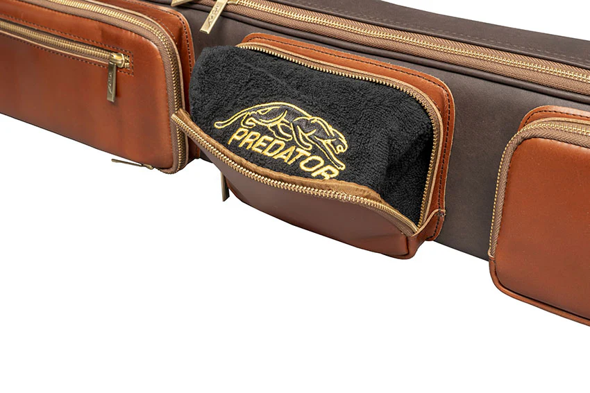 Predator Limited Edition Legacy 2x4 Soft Pool Cue Case - Light Brown - Image 6